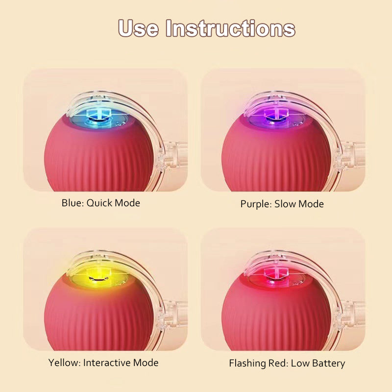 Automatic Spinning Cat Toy Ball | Interactive Rope Teaser for Cats & Dogs (SHIPPING INCLUDED)